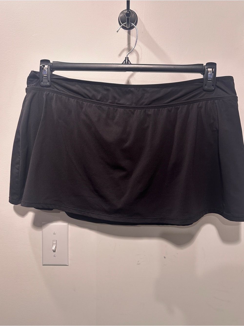 Anne Cole Black Swim Skort 18W